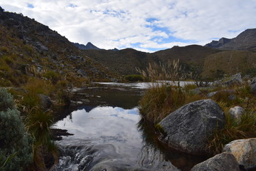 Fototapeta premium lake in the mountains