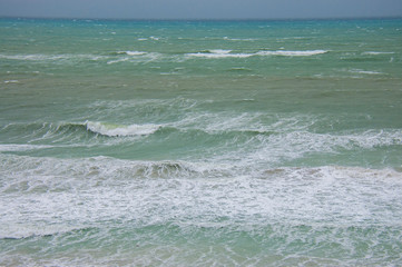 View to the stormy Straits of Florida, Varadero, Cuba