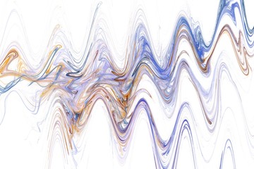 Waves of lines, nicely colored. Abstract background for design. Suitable for wallpapers and posters, web, cards, etc.