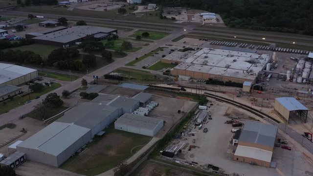 Industrial plant and warehouses, Bryan, Texas, USA