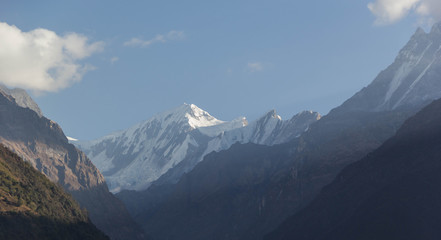 A trek in the Himalayas , Nepal
