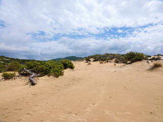 Dunes of Piscinas, the largest natural beach in Europe, Arbus, Sardinia, Italy