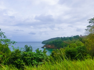 Fototapeta na wymiar Beautiful Saint Lucia, Caribbean Islands - beach and sea