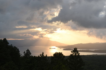 atardecer