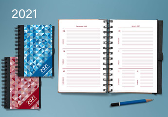 2021 Weekly Annual Planner Layout	