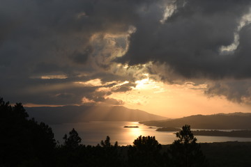 atardecer