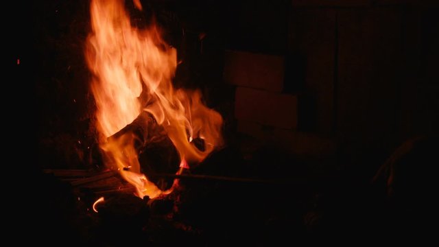 A blacksmith forging horseshoes for horses