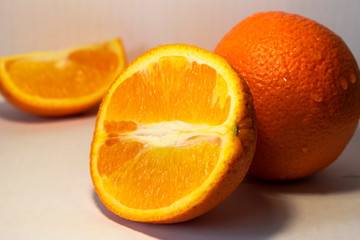 fresh juicy orange