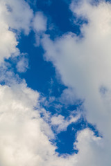 Clouds with blue sky