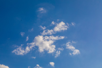 Clouds with blue sky