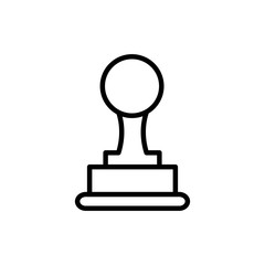 Rubber Stamp Icon Design Vector Template