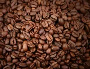 Roasted coffee beans