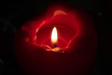 candle in the dark
