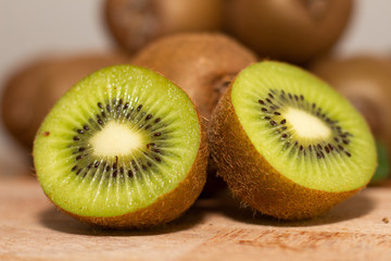 Kiwis cortados