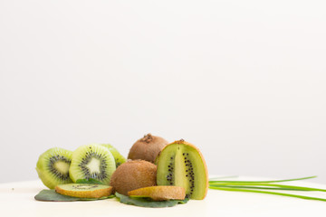 Kiwis cortados