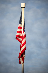 US Flag on Pole