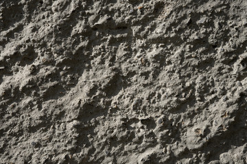 Brown hardened concrete in the sun