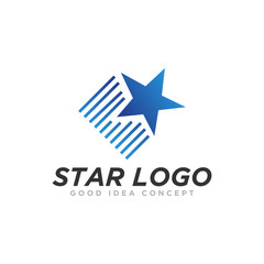 Obraz premium Star Logo Icon Design Vector
