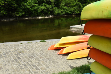 kayak fermeture ouverture riviere eau loisir detente Wallonie Belgique Semois 