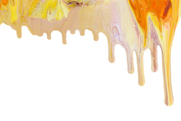 Color dripping paint