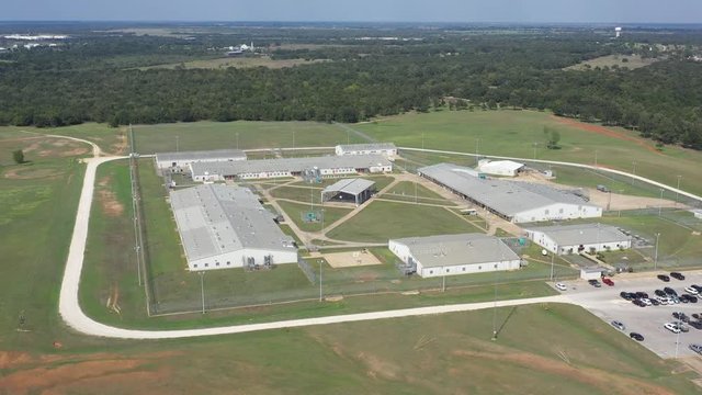 Prison and Surrounding Countryside, Bryan, Texas, USA