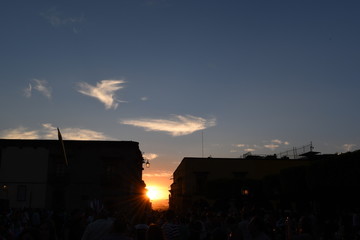 atardecer