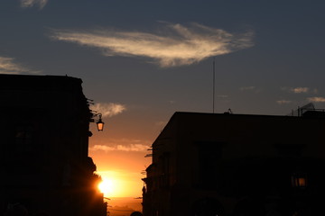 atardecer