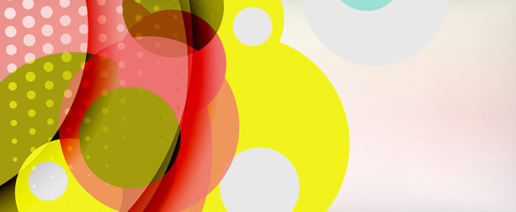 Trendy simple circle abstract background, dynamic motion concept. Vector Illustration For Wallpaper, Banner, Background, Card, Book Illustration, landing page