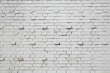 Texture and background. Brick old wall painted