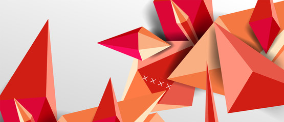 Trendy simple triangle abstract background, dynamic motion concept. Vector Illustration For Wallpaper, Banner, Background, Card, Book Illustration, landing page