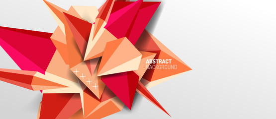 Trendy simple triangle abstract background, dynamic motion concept. Vector Illustration For Wallpaper, Banner, Background, Card, Book Illustration, landing page