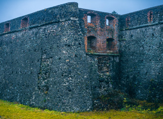 
Palanok castle and its large walls, the best castles in Ukraine