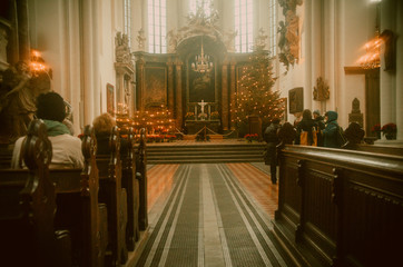European Catholic Church Service, interior