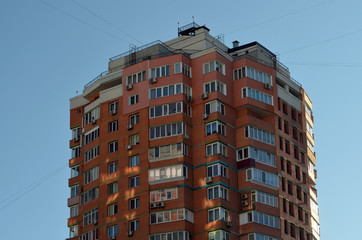 Modern residential area in Kiev. Exterior. 