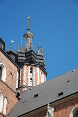 Fototapeta na wymiar Krakow old city tower