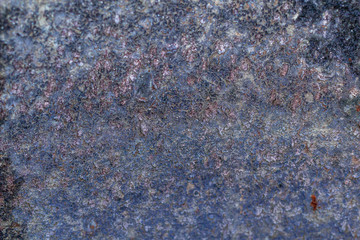 Steel walkway mats sprayed red rust.Iron surface rust