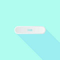 Long white button for a site or mobile apps, links.
