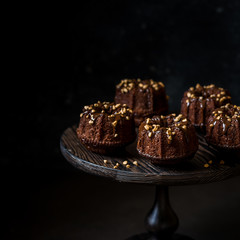 Chocolate Mini Bundt Cakes