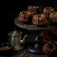 Chocolate Mini Bundt Cakes