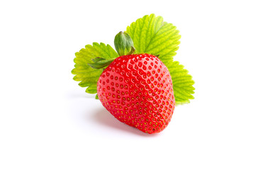 Strawberries berry isolated on white background