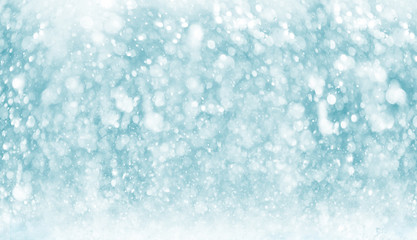 blue color tone of close up rain water drop falling to the floor in rainy season	