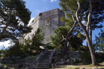 Fototapeta na wymiar Dubrovnik, Kroatien, Drehort Game of Thrones Schwarzwasserbucht 