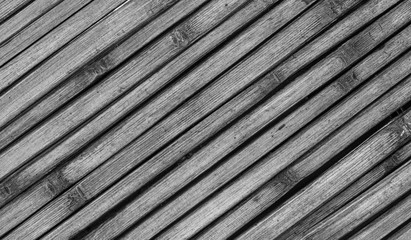 Fundo cinza com ripas de bambu