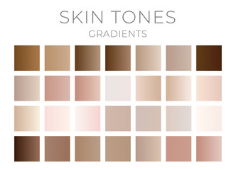 Gradient Skin Color Swatches