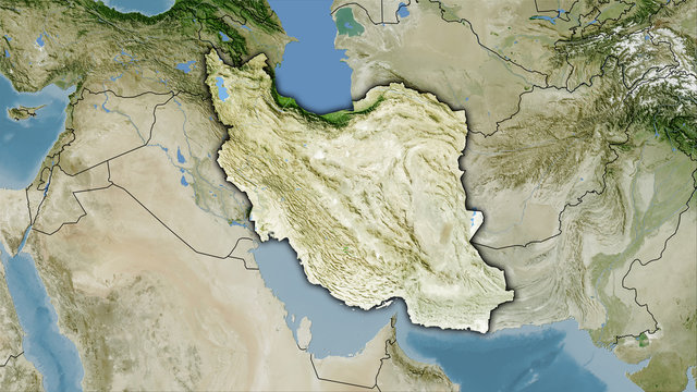 Iran, satellite B - dark glow