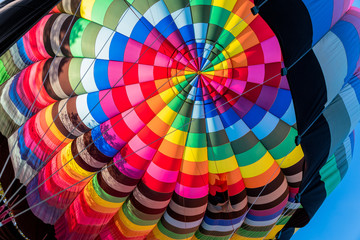 Fototapeta premium Inside Hot Air Balloon