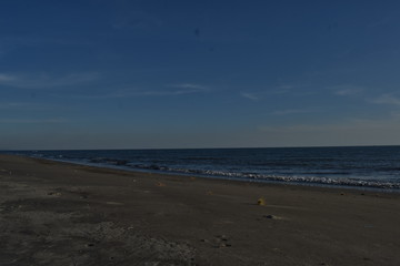 beach with a sunset background