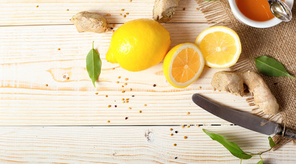 Lemon, Honey and Ginger Healthy Nutrition