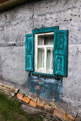 
old, wooden, shabby window