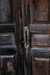 old shabby door